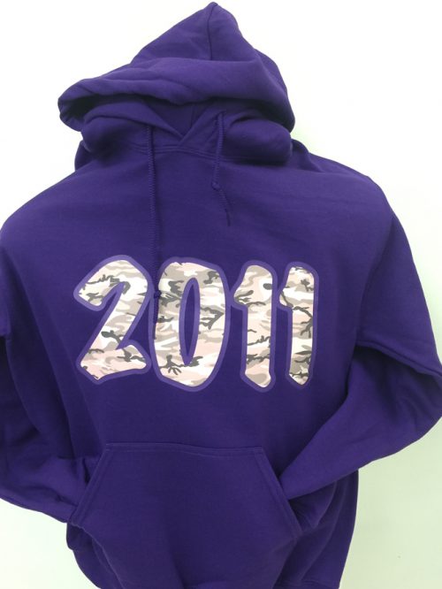 Kappa Epsilon Psi Purple Camo 2011 Hoodie