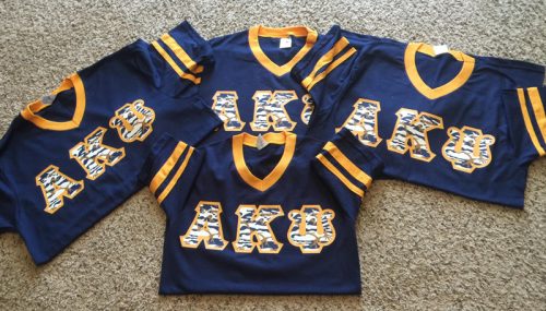 Alpha Kappa Psi “Stripe Up Your Camo Letters” Jersey