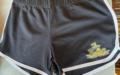 Alpha Kappa Psi Glitter Up Custom Black Top and Bottom Set